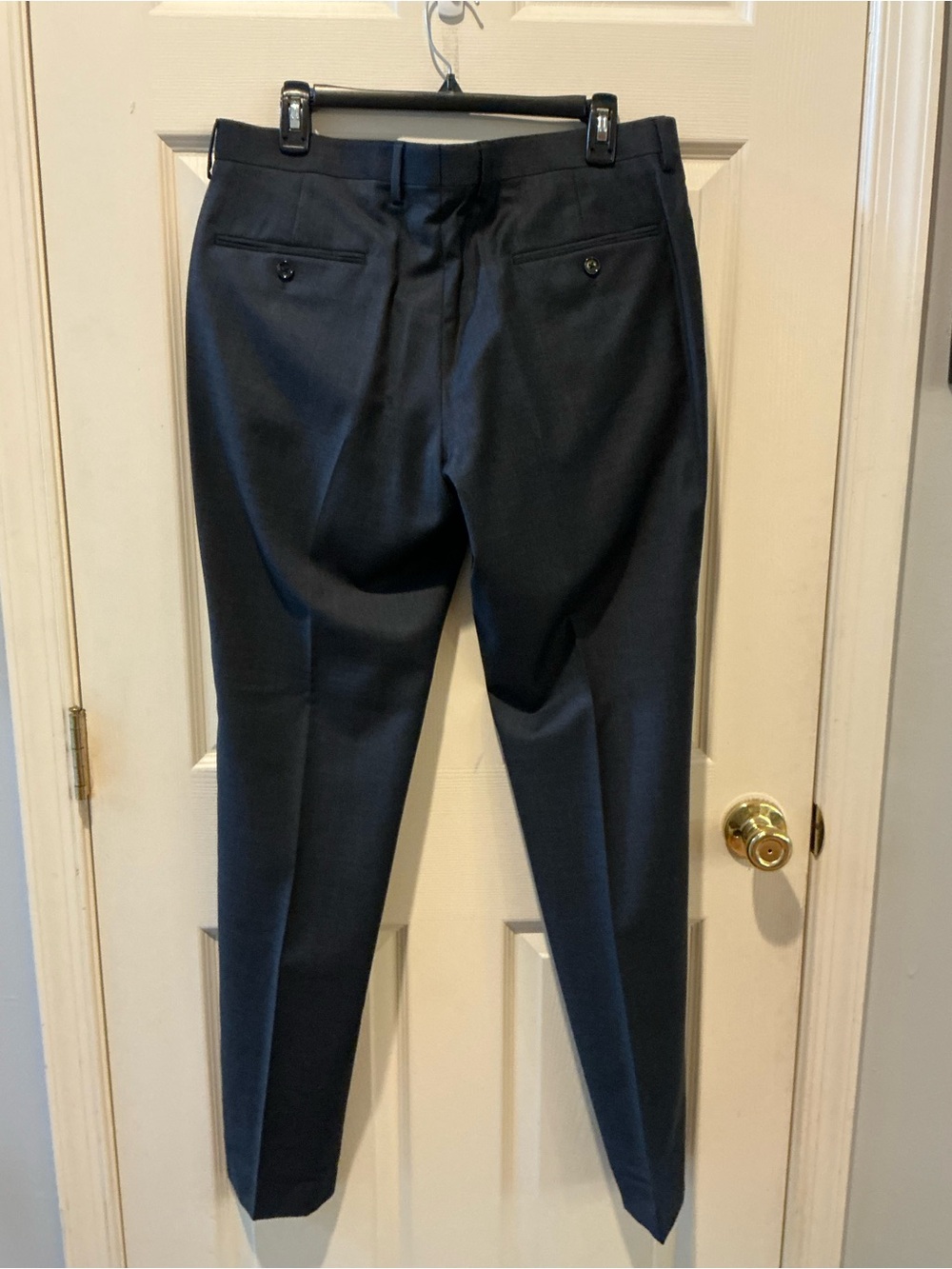 J. Crew NWT Men's Lightweight Wool Dark Navy Dress Pant Ludlow Tollegno Slim 33 - Picture 6 of 9